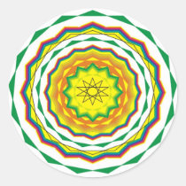 SPIRAL STAR stickers