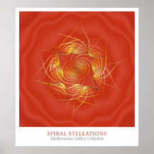 Spiral Stellations Print