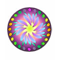 Spiral sumi-E deisgned mandala. t-shirts