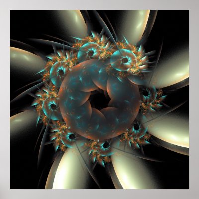 'Spiral Thing 017' Print by SBricker