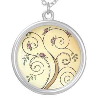 Spiral Tree Necklace necklace