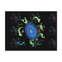Spiral Turtle Notes Card Post Card