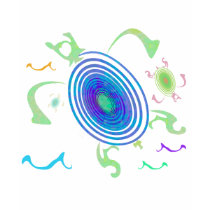 Spiral Turtles 2-Sided Women's Dark Shirts