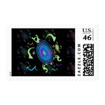 Spiral Turtles Stamps