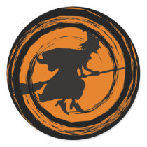 Spiral Witch II Round Sticker