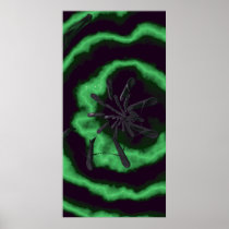 Spiralling blobs 3 poster