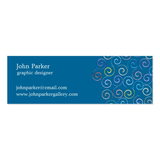 Spirals Business Card (front side)