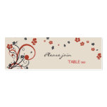 Spirals & Flowers Table Place Card