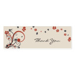 Spirals & Flowers Thank You Tag