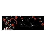 Spirals & Flowers Thank You Tag