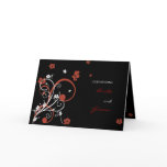 Spirals & Flowers Wedding Invitation Announcement2 cards