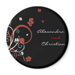 Spirals & Flowers Wedding Save The Date 2
