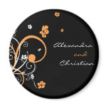 Spirals & Flowers Wedding Save The Date 3