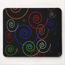 spirals mousepads