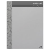 Spirals Pattern 2 Elegant letterhead