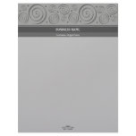Spirals Pattern Elegant Letterhead