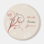 Spirals Wedding Save The Date Refrigerator Magnets