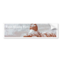 Spire In Bryce Canyon Near Sunset Point bumper stickers by lifesphere Spire In Bryce Canyon Near Sunset Point bumper stickers