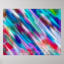 Spirit Abstract Energy Posters