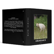 "Spirit Bear" Gifts binders