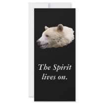 "Spirit Bear" Gifts Rack Cards