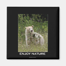 "Spirit Bear" gifts Refrigerator Magnets