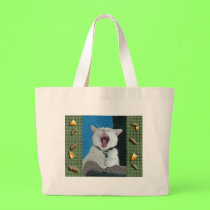Spirit big yawn tote bags