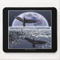 SPIRIT DANCING ~ Raven Art Mouse Pad mousepads