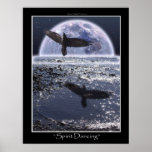 SPIRIT DANCING ~ Raven Art Poster