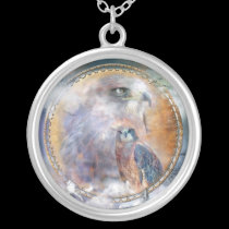 Spirit Hawk Wearable Art Necklace necklaces
