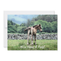 SPIRIT HORSES PERSONALIZED ANNOUNCEMENT