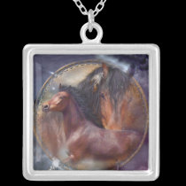 Spirit Horses Wearable Art Necklace necklaces