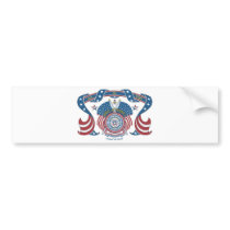 Spirit of America Bumper Sticker bumper stickers by DALE07 Spirit of America Bumper Sticker bumper stickers