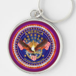 Spirit of America  Key Chain Premium Round only