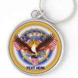 Spirit of America  Key Chain Premium Round only
