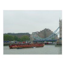 "Spirit of Chartwell", the Queen's barge Post Cards