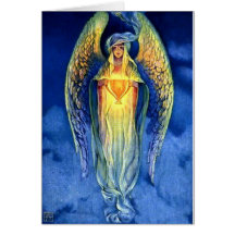 Spirit of christmas Angel card