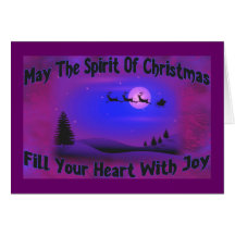 Spirit Of Christmas Greeting Cards