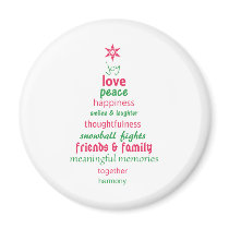 Spirit of Christmas Refrigerator Magnets