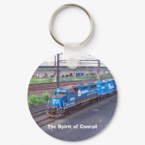 Spirit of Conrail - GP38 - PRR #2943 in Blue Paint keychains