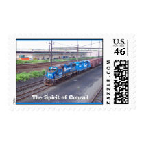 Spirit of Conrail - GP38 - PRR #2943 in Blue Paint stamps