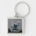 Spirit of Detroit Keychain