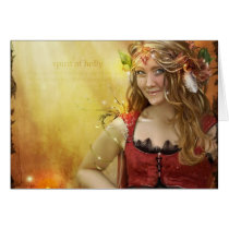 Spirit Of Holly cards by AutumnsGoddess Spirit Of Holly cards