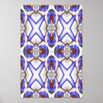artsprojekt, spirit, melidy, golden, history, medieval, dark, goth, gothic, painting, art, secrets, magic, fantasy, wall, decor, abstract, line, studio, window, pattern, drawing, patricia, vidour, ink, soul, inspiring, inspirational, life, heart, cross, templar, kaleidoscope, patterm, church, chappel, religious, mackerel sky, Holy Ghost Fathers, wainscoting, Poster with custom graphic design