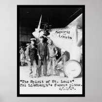 Spirit of St. Louis Airplane 1927 Print