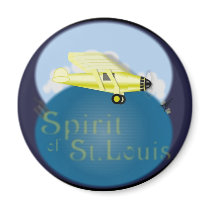Spirit of St. Louis Fridge Magnets