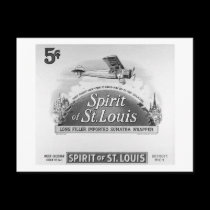 Spirit of St. Louis - Vintage Cigar Wrapper postcards