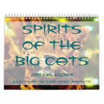 Spirit of the Big Cats 2011 Calendar