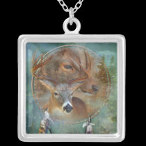 Spirit Of The Deer Wearable Art Necklace necklaces