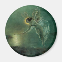 Spirit of the Night by Grimshaw, Victorian Fairy Refrigerator Magnets